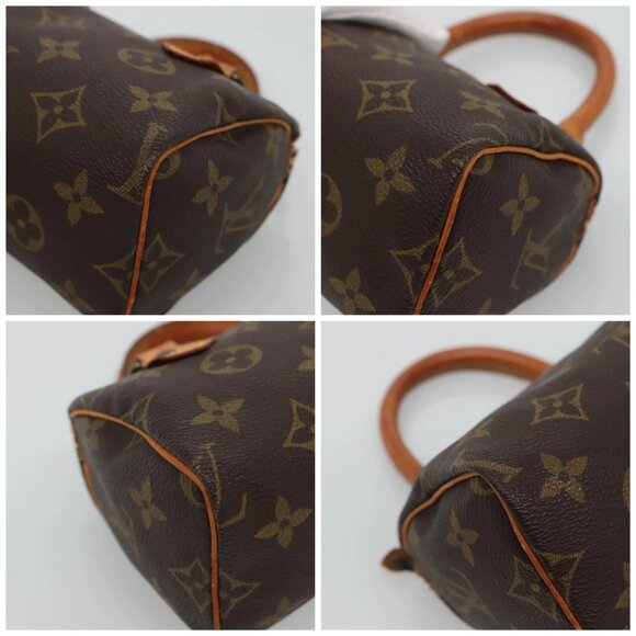 LOUIS VUITTON Monogram Mini Speedy Hand Bag M41534 LV Auth hk2286 - Picture 12 of 13